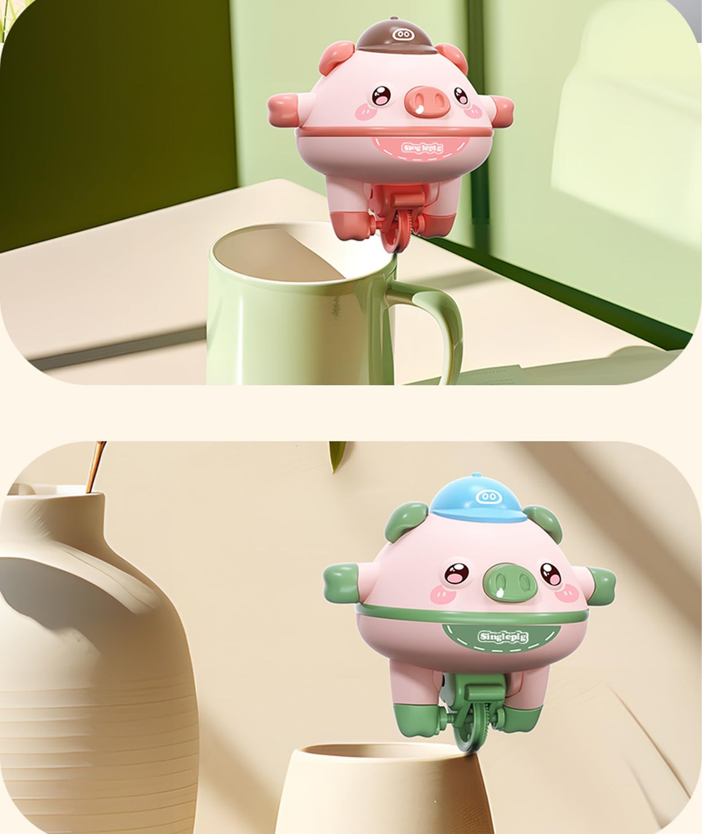Tightrope Walking Pig Balance Toy