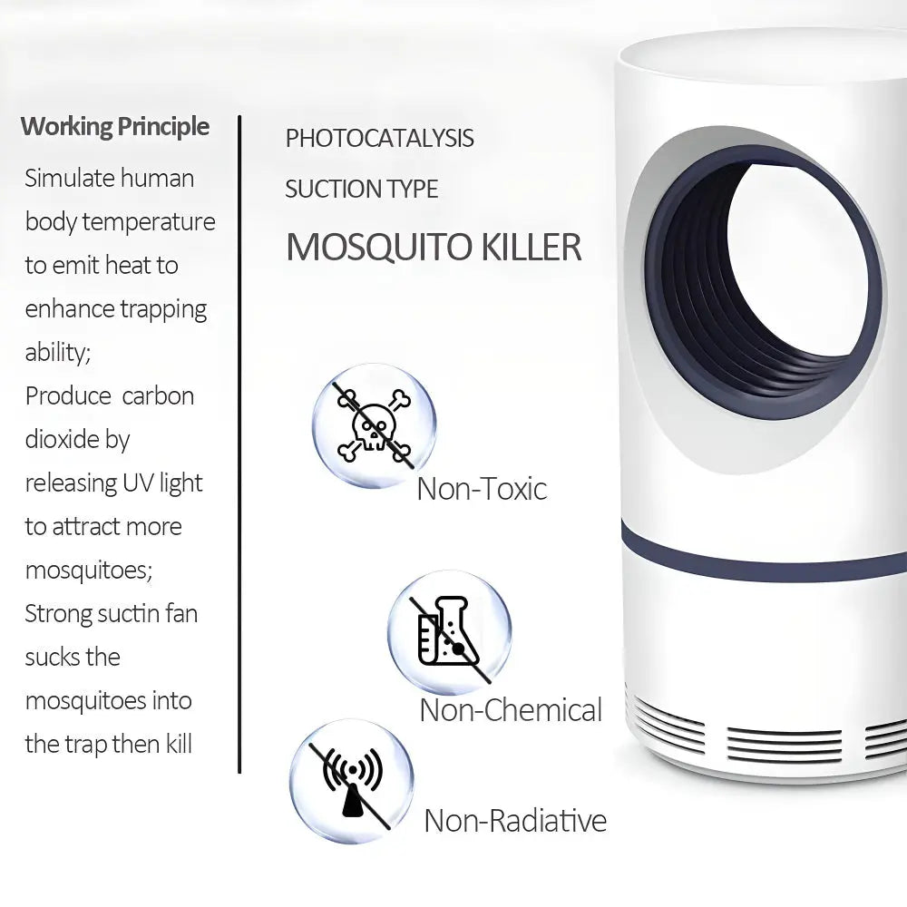BuzzOff™ LED Mosquito Killer Trap